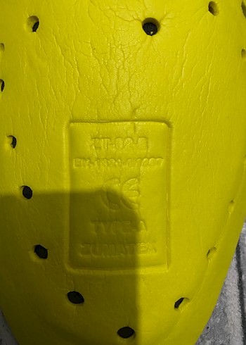 Sarı Motosiklet Diz Koruyucuları Velcro - Görsel 2