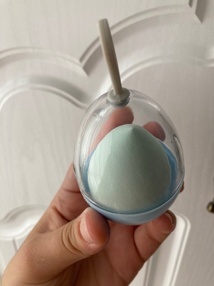 Pastel Turkuaz Makyaj Süngeri - Görsel 3