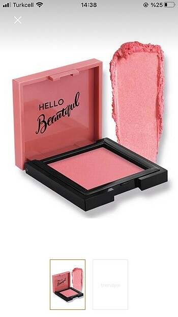 Pastel cream allık