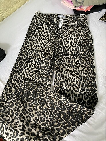 Leopar jean pantolon