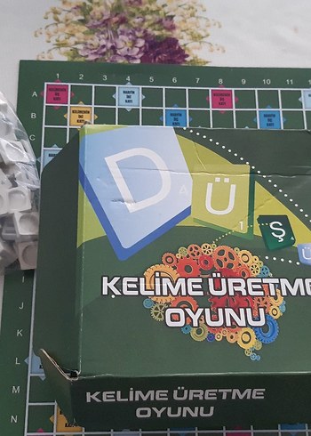 Kelime Üretme Oyunu - Yeşil, Plastik