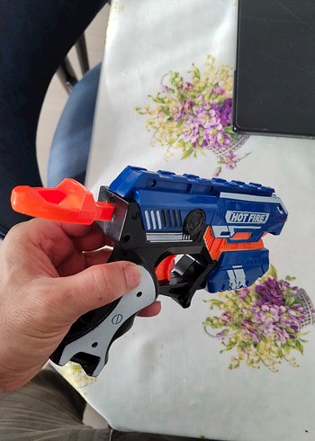 Renkli Mavi Oyuncak Tabanca - Görsel 3