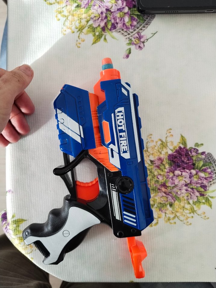 Renkli Mavi Oyuncak Tabanca - Görsel 2