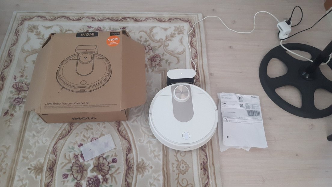 VIOMI Beyaz Akıllı Robot Süpürge - Görsel 2