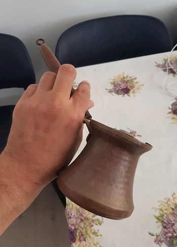 Diger Koyu bakır Camel Renkli Cezve
