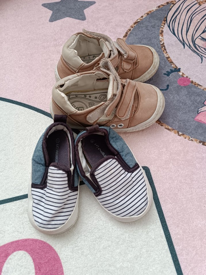 Bej Erkek Bebek İlk Adım Ayakkabısı Velcro - Görsel 4