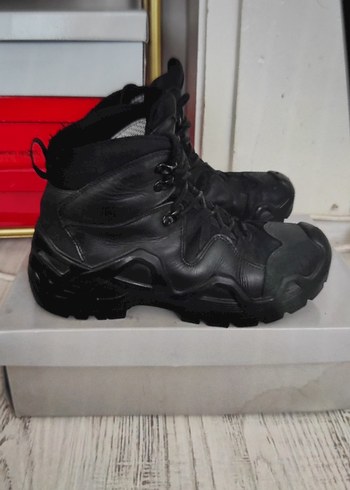 Siyah Kamuflaj Desenli Bağcıklı  Bot - Görsel 2