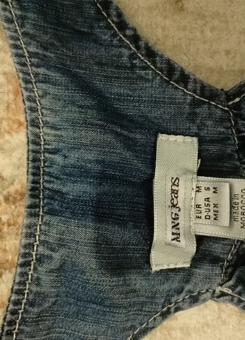 m Beden MANGO JEAN ELBİSE 