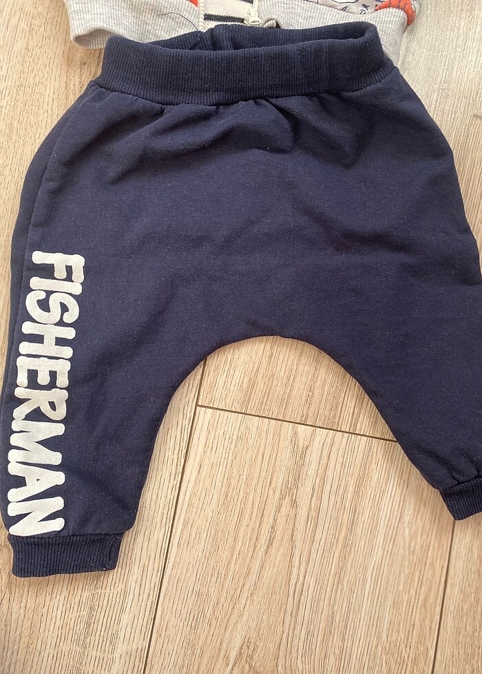 3lü hırkalı alt üst eşofman takımı - Görsel 4