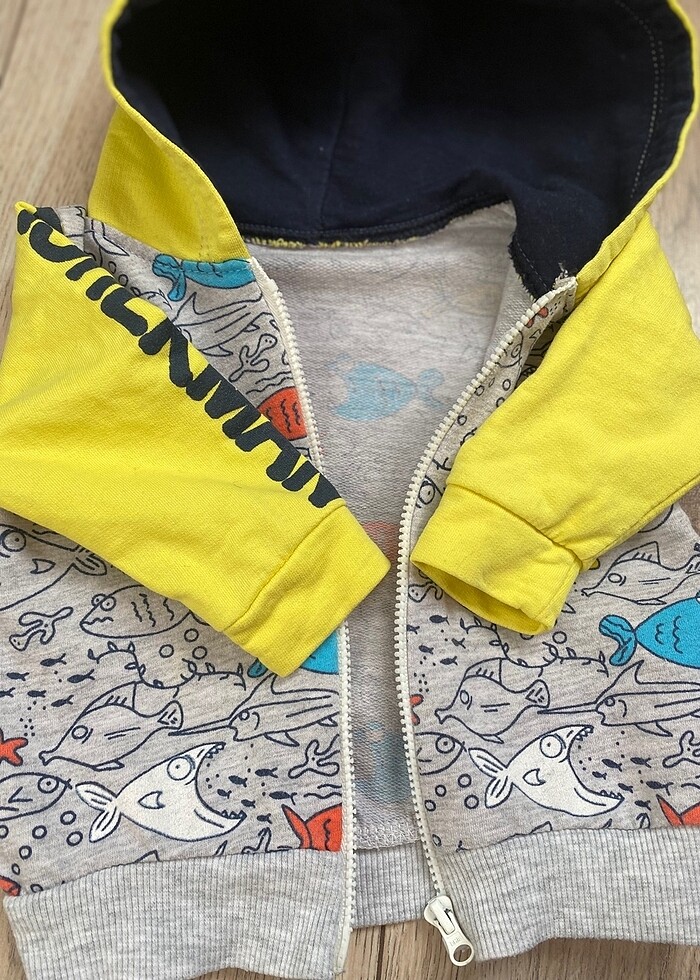 3lü hırkalı alt üst eşofman takımı - Görsel 2