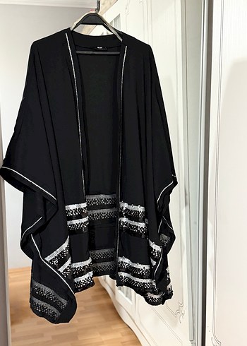Nakışlı Abaya Kaftan - Görsel 3