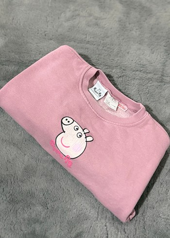 Zara Kız Çocuk Pamuklu Sweatshirt - Görsel 4