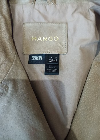 Bej Süet Kadın Biker Ceket - Görsel 4