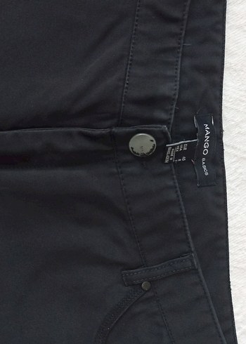 Siyah Kadın Kumaş Pantolon - Normal Boy - Görsel 3