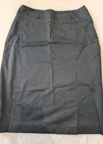 Kadın Siyah Midi Kalem Etek - Görsel 4