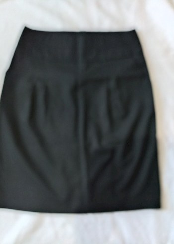 Kadın Siyah Midi Kalem Etek - Görsel 2