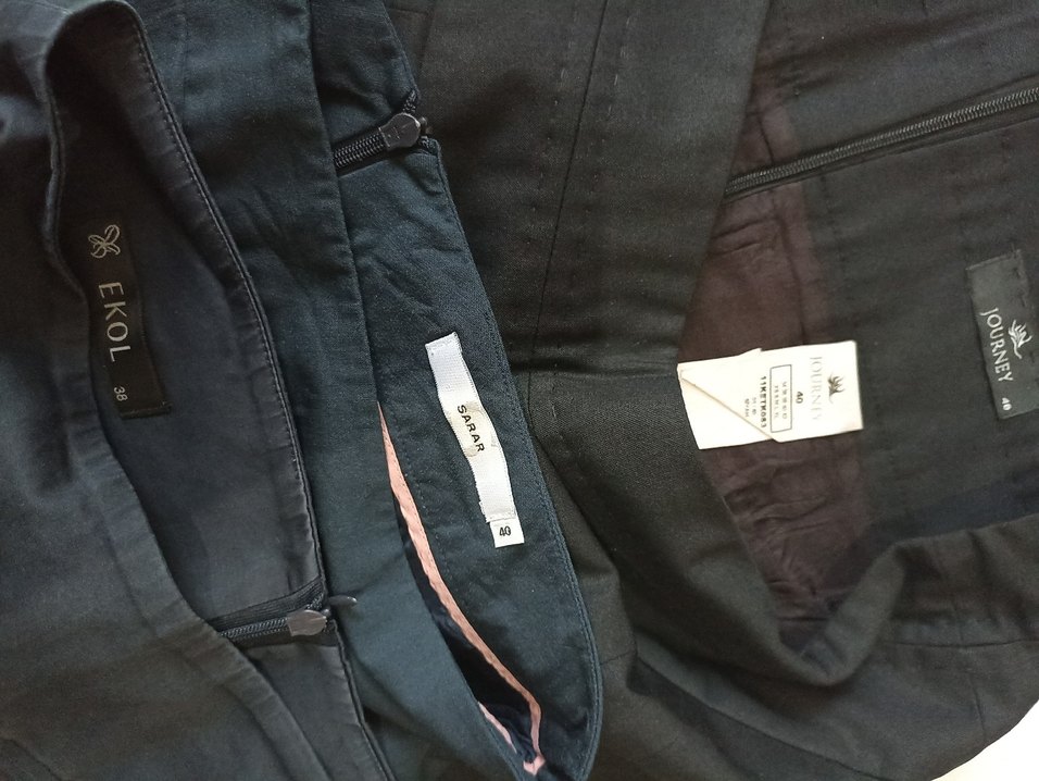 Kadın Siyah Midi Kalem Etek - Görsel 3