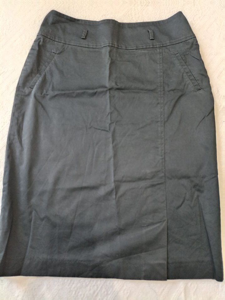 Kadın Siyah Midi Kalem Etek - Görsel 4