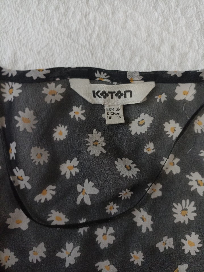 Pembe Kısa Drapeli V Yakalı Bluz - Görsel 3