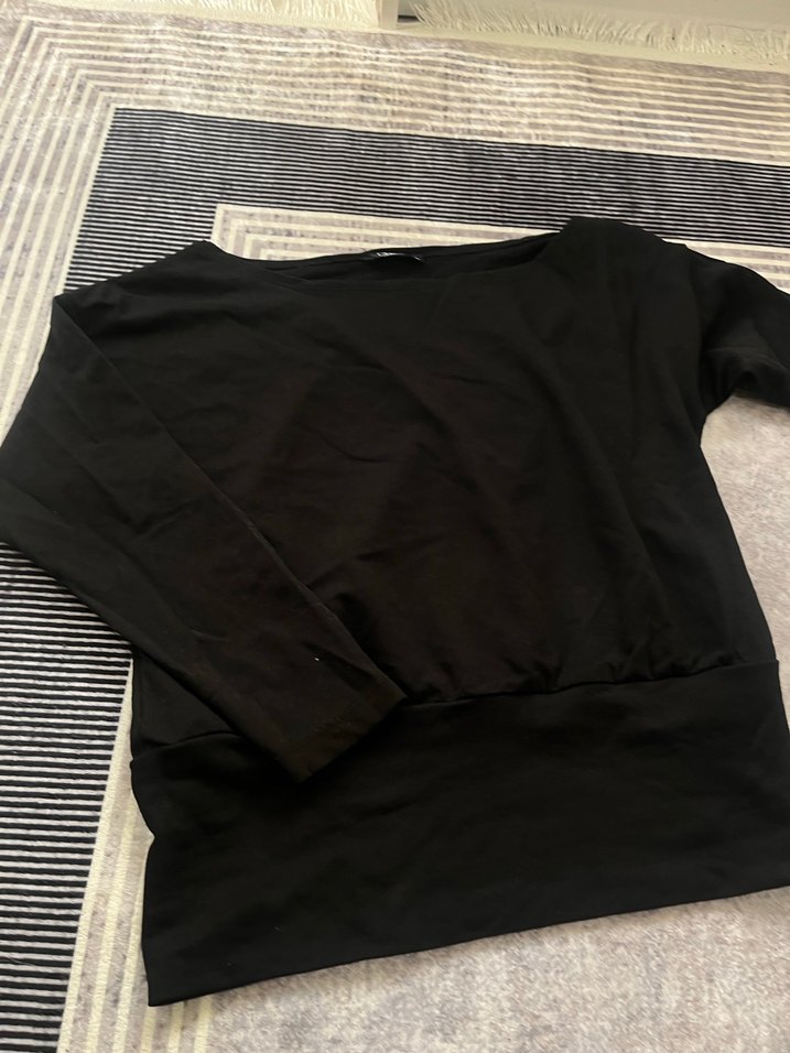 Sıfır kayık yaka bluz - Görsel 2