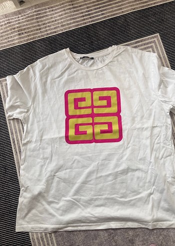 Beyaz Baskılı Hamile Tişörtü - Görsel 2