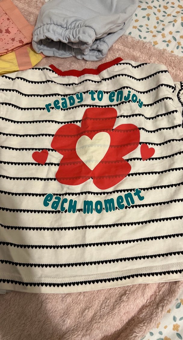 Lcw Kız Çocuk Uzun Kollu Çizgili Tişört - Görsel 3