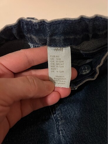 H&M H&M kot pantalon kız bebek