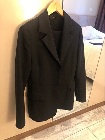 Siyah kumaş ceket