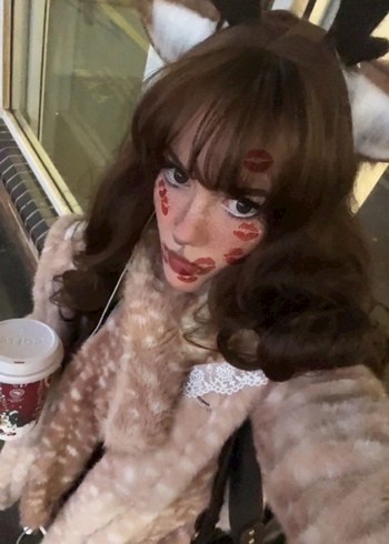 Bej Kadın Kürk Detaylı atkı - Görsel 2