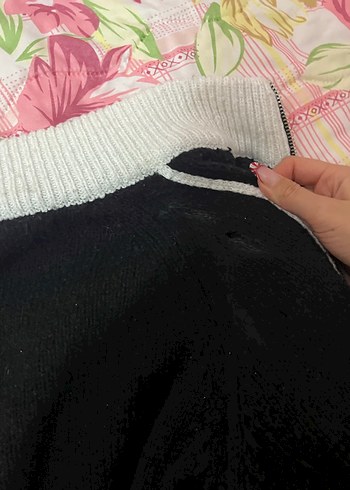 Fermuarlı Siyah Yüksek Yakalı Kadın Ceket - Görsel 4