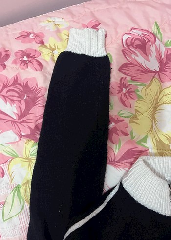 Fermuarlı Siyah Yüksek Yakalı Kadın Ceket - Görsel 3