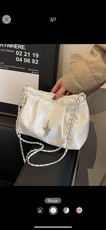 Sheinside Shein yıldız askılı çanta