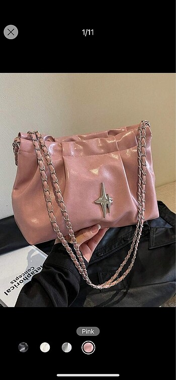 Shein yıldız askılı çanta