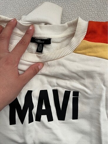 xs Beden Mavi sweat