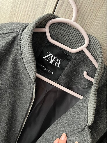 m Beden gri Renk Zara bomber ceket