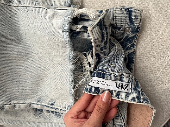 36 Beden mavi Renk Zara jean