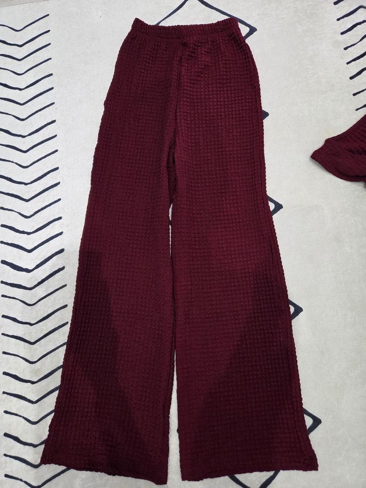 Bordo Alt üst takım - Görsel 4