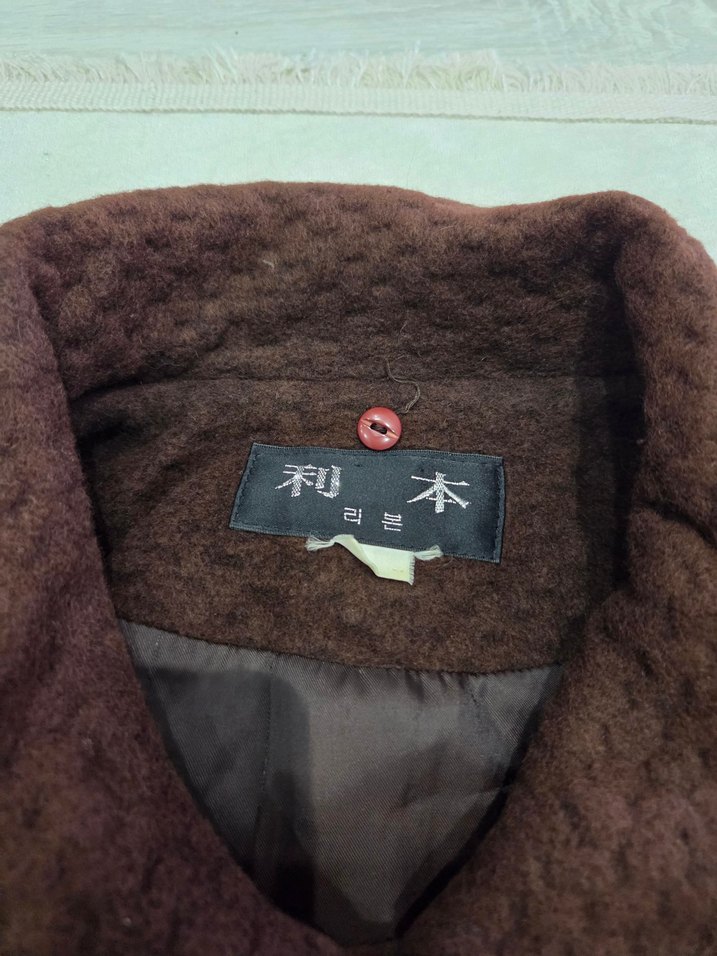 Kahverengi Uzun Süet Kadın Kaban - Görsel 5