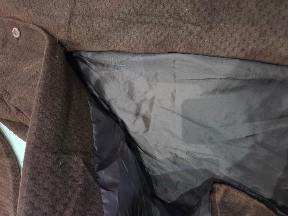 Kahverengi Uzun Süet Kadın Kaban - Görsel 3