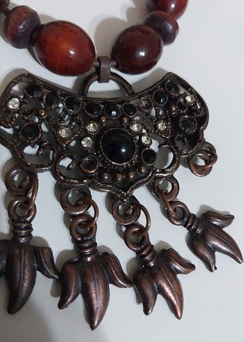 Bohem Renkli Boncuklu Kadın taki karışık - Görsel 6