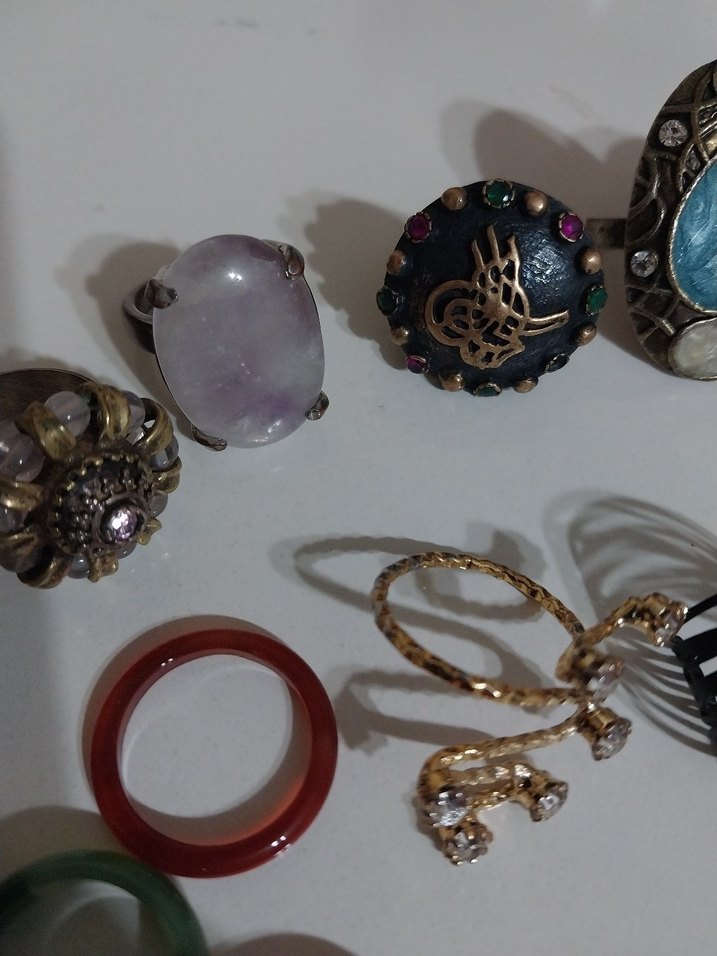 Bohem Renkli Boncuklu Kadın taki karışık - Görsel 2