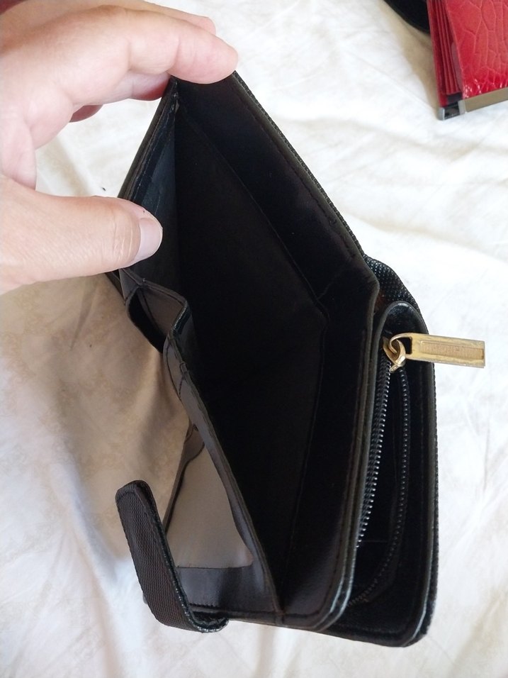 Deri Siyah Kadın Cüzdanı - NANGO - Görsel 4