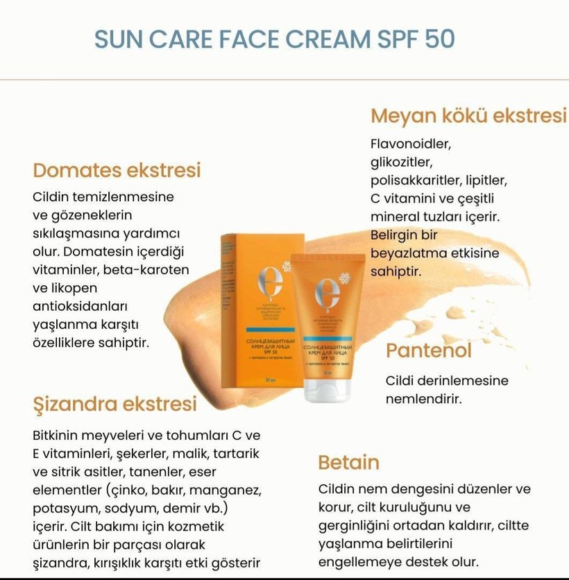 SPF 50 Güneş Kremi - Şizandra Ekstreli - Görsel 2