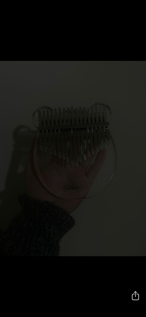 Kalimba Şeffaf Müzik Aleti Seti - Görsel 3