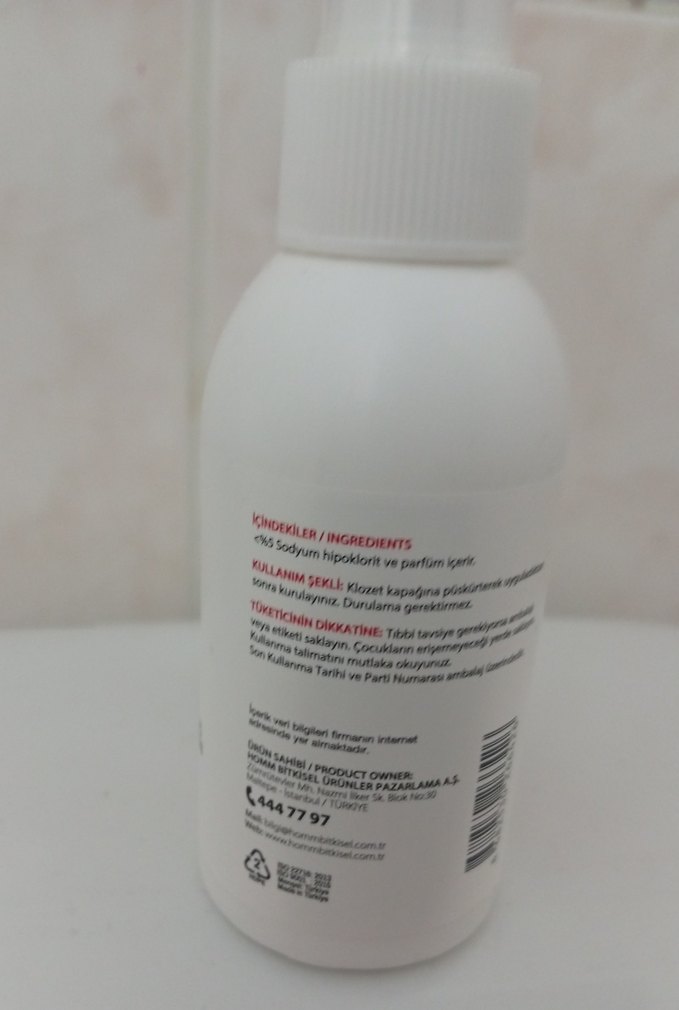 Homn Klozet Kapağı Hijyen Spreyi - Görsel 2