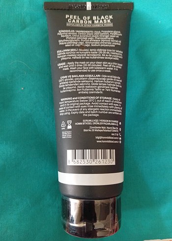 Homm Life Aktif Karbon Siyah Maske 100 ml - Görsel 2