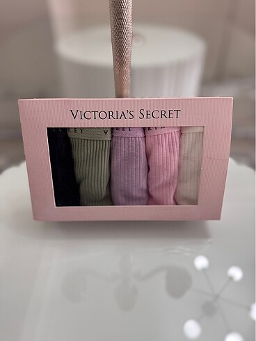 Victoria s Secret Victoria Secret Pamuklu 5 Li Külot Seti L beden