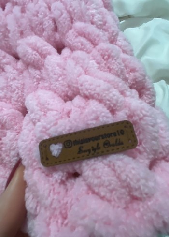 Pembe puffy Çocuk Battaniyesi - Görsel 6