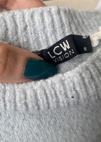 Buz mavi lcw kışlık kazak - Görsel 6