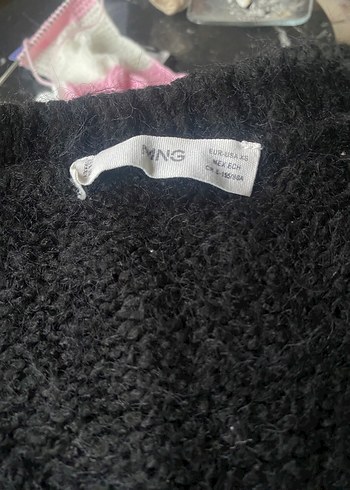 Mango düğme detaylı kazak - Görsel 4